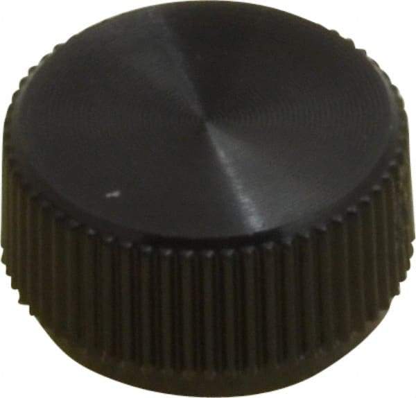 Made in USA - Knurled Plastic Thumb Screw - 3/8" OAL, 3/8" Head Diam x 13/64" Head Height - Eagle Tool & Supply