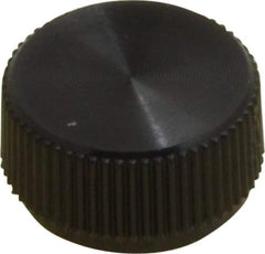 Made in USA - Knurled Plastic Thumb Screw - 3/8" OAL, 3/8" Head Diam x 13/64" Head Height - Eagle Tool & Supply