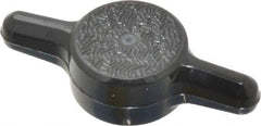 Made in USA - Tee Plastic Thumb Screw - 1" OAL, 1" Head Diam x 1/4" Head Height - Eagle Tool & Supply