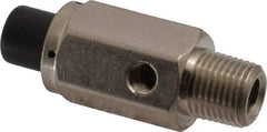 Specialty Mfr - 1/8M Exhaust Push Button Valve - 0.15 CV Rate, 150 Max psi, Normally Closed Actuator - Eagle Tool & Supply