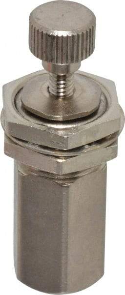 Specialty Mfr - 10-32 Female x Female Mini Needle Valve - 0.1 CV Rate, 150 Max psi, 5-Turn Adjustment - Standard - Eagle Tool & Supply