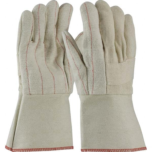 PIP - Size Universal Burlap & Cotton Canvas Lined Cotton Canvas Hot Mill Glove - Eagle Tool & Supply