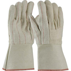 PIP - Size Universal Burlap & Cotton Canvas Lined Cotton Canvas Hot Mill Glove - Eagle Tool & Supply