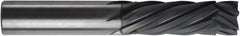 RobbJack - 6mm Cutting Diam x 20mm Length of Cut, 4 Flute, Compression Spiral Router Bit - Diamond Coated, Right Hand Cut, Solid Carbide, 2-1/2" OAL x 6mm Shank Diam, Compression - Eagle Tool & Supply