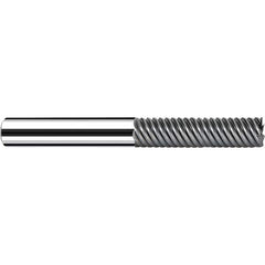 Fraisa - 1-1/4, 5" LOC, 1-1/4" Shank Diam, 8" OAL, 9 Flute Solid Carbide Square End Mill - Eagle Tool & Supply