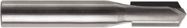 RobbJack - 3/4" Diam, 3/4" Shank Diam, 7/8" Length of Cut, 2 Flute Drill Point End Straight Router Bit - 4" Overall Length, Right Hand Cut, Solid Carbide - Eagle Tool & Supply