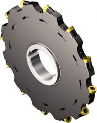 Sandvik Coromant - 32 Connection, 0.4724" Cutting Width, 1.0433" Depth of Cut, 1.2598" Hole Diam, 8 Tooth Indexable Slotting Cutter - N331.32..Sxx.. MQ Toolholder, RCKT 12 04 M0 Insert, Neutral Cutting Direction - Eagle Tool & Supply