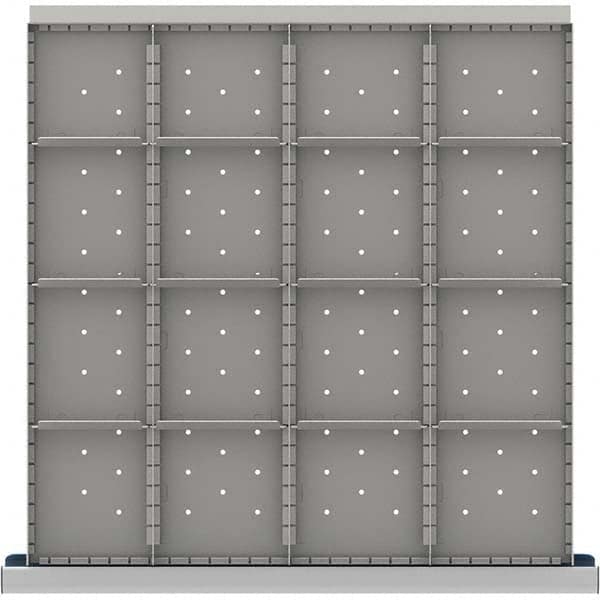 LISTA - 16-Compartment Drawer Divider Layout for 3.15" High Drawers - Eagle Tool & Supply