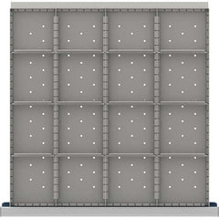 LISTA - 16-Compartment Drawer Divider Layout for 3.15" High Drawers - Eagle Tool & Supply