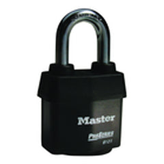 Hi-Vis Aluminum Padlock - 2 1/4″ Body Width; Keyed: Alike - Eagle Tool & Supply