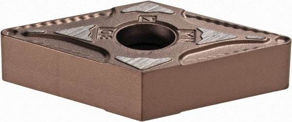 Kennametal - DNMG432 MN Grade KCP30B Carbide Turning Insert - TiOCN Finish, 55° Diamond, 1/2" Inscr Circle, 3/16" Thick, 1/32" Corner Radius - Eagle Tool & Supply