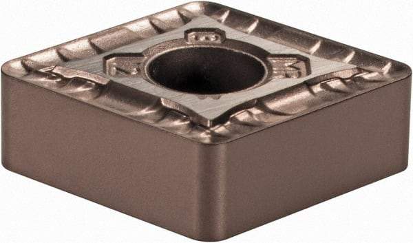 Kennametal - CNMG433 MR Grade KCM25B Carbide Turning Insert - TiOCN Finish, 80° Diamond, 1/2" Inscr Circle, 3/16" Thick, 3/64" Corner Radius - Eagle Tool & Supply