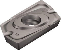 Sandvik Coromant - R790160416 NM Grade H13A Carbide Milling Insert - Uncoated, 4mm Thick, 0.433" Inscribed Circle, 1.6mm Corner Radius - Eagle Tool & Supply