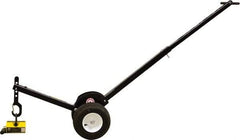Mag-Mate - 400 Lb Load Capacity, Lift Magnet Dolly - 12" High x 41" Long x 13" Wide, 2 Poles - Eagle Tool & Supply