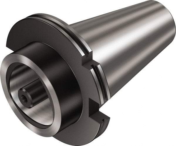 Sandvik Coromant - ISO50;C8 System Size, ISO50 Taper, Modular Tool Holding System Adapter - 120mm Projection, 80mm Body Diam, 221.8mm OAL, Through Coolant - Exact Industrial Supply