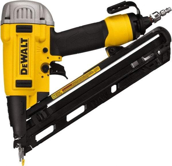 DeWALT - 1-1/4 to 2-1/2" Nail Length, 15 Gauge Finish Air Nailer - 90 to 125 psi - Eagle Tool & Supply