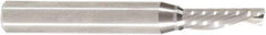 Amana Tool - 3/16" Cutting Diam x 5/8" Length of Cut, 1 Flute, Downcut Spiral Router Bit - Uncoated, Right Hand Cut, Solid Carbide, 2" OAL x 1/2" Shank Diam, 30° Helix Angle - Eagle Tool & Supply