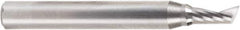 Amana Tool - 3/16" Cutting Diam x 3/8" Length of Cut, 1 Flute, Upcut Spiral Router Bit - Uncoated, Right Hand Cut, Solid Carbide, 2" OAL x 1/4" Shank Diam, 30° Helix Angle - Eagle Tool & Supply