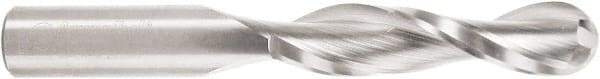 Amana Tool - 1/2" Cutting Diam x 2-1/8" Length of Cut, 2 Flute, Upcut Spiral Router Bit - Uncoated, Right Hand Cut, Solid Carbide, 4" OAL x 1/2" Shank Diam, Core Box, 30° Helix Angle - Eagle Tool & Supply