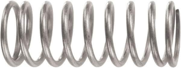 Associated Spring Raymond - 42.85mm OD, 4.5mm Wire, 4-1/2" Free Length, Compression Spring - 49.1 Lb Spring Rating, 361.44 N Max Work Load, Music Wire - Eagle Tool & Supply