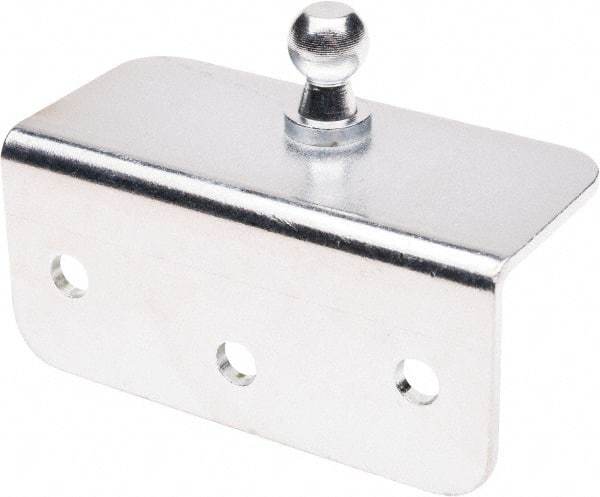 Associated Spring Raymond - 3-1/2" Zinc Plated Mounting Bracket - For Hydraulic Dampers & Gas Springs - Eagle Tool & Supply