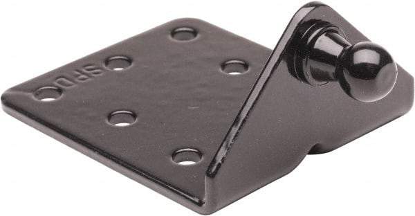 Associated Spring Raymond - 50.8mm Black Powdercoat Mounting Bracket - For Hydraulic Dampers & Gas Springs - Eagle Tool & Supply