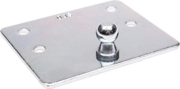 Associated Spring Raymond - 3-1/2" Zinc Plated Mounting Bracket - For Hydraulic Dampers & Gas Springs - Eagle Tool & Supply