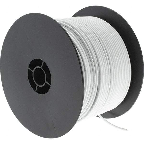 EastPenn - 16 AWG, 500' OAL, Hook Up Wire - White Polyethylene Jacket - Eagle Tool & Supply