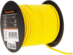 EastPenn - 14 AWG Automotive Plastic Insulated, Single Conductor Wire - 100' Long, Yellow - Eagle Tool & Supply