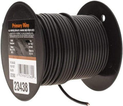 EastPenn - 16 AWG Automotive Plastic Insulated, Single Conductor Wire - 100' Long, Black - Eagle Tool & Supply