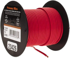 EastPenn - 16 AWG Automotive Plastic Insulated, Single Conductor Wire - 100' Long, Red - Eagle Tool & Supply