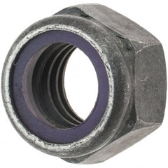 Value Collection - 7/16-14 UNC Grade 8 Hex Lock Nut with Nylon Insert - Eagle Tool & Supply