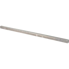 Value Collection - 12" Long x 3/8" High x 3/8" Wide, Plain Steel Oversized Key Stock - Cold Drawn Steel - Eagle Tool & Supply