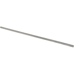 Value Collection - 12" Long x 3/16" High x 3/16" Wide, Plain Steel Undersized Key Stock - Cold Drawn Steel - Eagle Tool & Supply