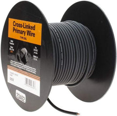 EastPenn - 12 AWG Automotive Cross-Linked Polyethylene Wire - 100' Long, Black - Eagle Tool & Supply