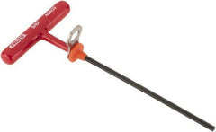 Proto - 9/64" Hex, Tethered T-Handle Cushion Grip, Hex Key - 6" OAL, Alloy Steel, Inch System of Measurement - Eagle Tool & Supply