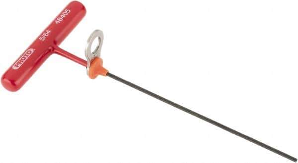 Proto - 5/64" Hex, Tethered T-Handle Cushion Grip, Hex Key - 6" OAL, Alloy Steel, Inch System of Measurement - Eagle Tool & Supply