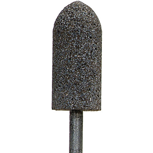 7/8″ × 2″ 1/4″ Spindle NorZon Mounted Point A11 24 Grit Zirconia Alumina - Eagle Tool & Supply
