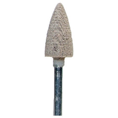 3/8″ × 3/4″ Cotton Fiber Mounted Point B52 120 Grit Aluminum Oxide - Eagle Tool & Supply