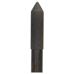 1/2″ × 2″ 1/2″ Spindle Center Lap Mounted Point 80 Grit Aluminum Oxide - Eagle Tool & Supply