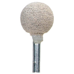 1/2″ × 1/2″ 1/8″ Spindle Cotton Fiber Mounted Point B121 80 Grit Aluminum Oxide - Eagle Tool & Supply
