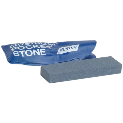 3/8″ × 7/8″ × 3″ Crystolon Pocket Stone Rectangular Fine Grit - Eagle Tool & Supply