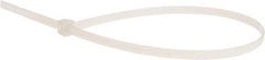 Value Collection - 11.4173" Long Natural (Color) Nylon Standard Cable Tie - 50 Lb Tensile Strength - Eagle Tool & Supply