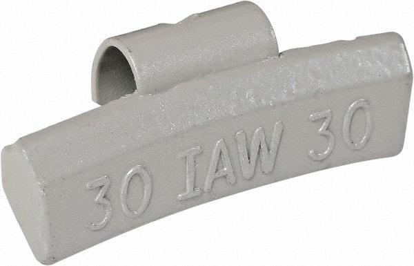 Value Collection - 30 g IAW Wheel Weight - Blue, Lead, For Use with Automotive & Light Trucks - Eagle Tool & Supply