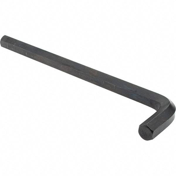 Value Collection - 5/8" Hex, Long Arm, Hex Key - 9-21/32" OAL, Alloy Steel, Inch System of Measurement - Eagle Tool & Supply