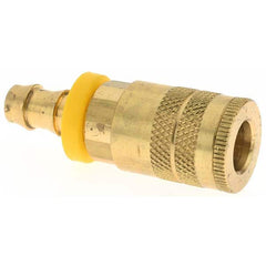 Parker - Pneumatic Hose Fittings & Couplings Type: Coupler Thread Type: Push-Lok Hose Barb - Eagle Tool & Supply