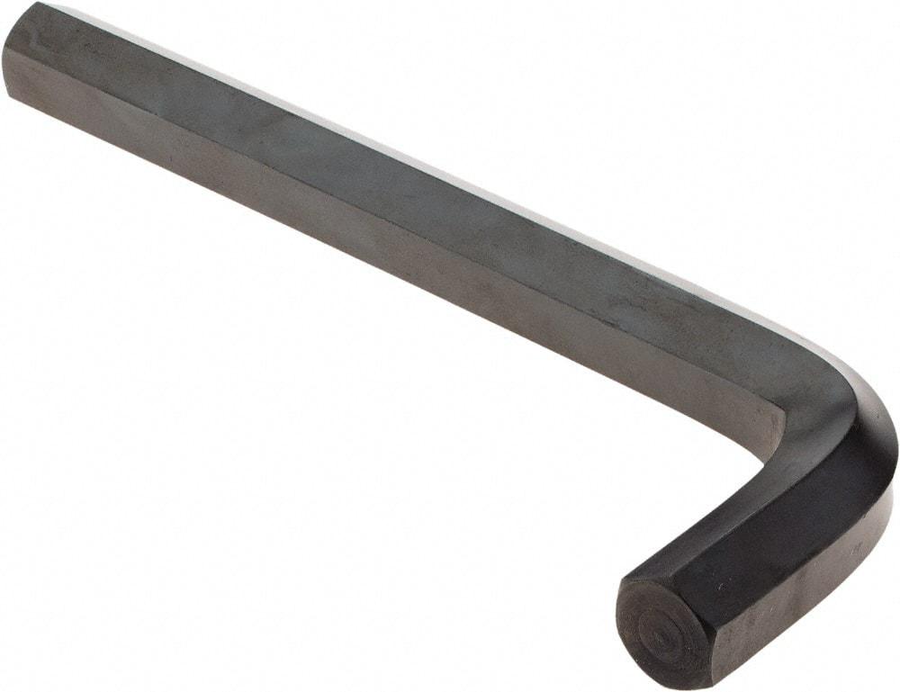 Value Collection - 5/8" Hex, Short Arm, Hex Key - 6-5/32" OAL, Alloy Steel, Inch System of Measurement - Eagle Tool & Supply