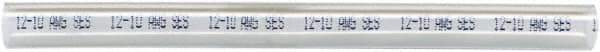 Value Collection - 6" Long, 2.5:1, Ionic Polymer Heat Shrink Electrical Tubing - Clear - Eagle Tool & Supply