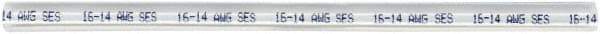 Value Collection - 6" Long, 2.5:1, Ionic Polymer Heat Shrink Electrical Tubing - Clear - Eagle Tool & Supply