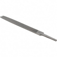 Value Collection - 6" Long, Smooth Cut, Mill American-Pattern File - Single Cut, 7/64" Overall Thickness - Eagle Tool & Supply